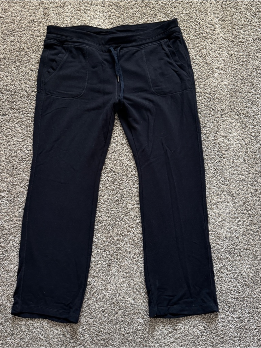 Black Drawstring Lounge Pants